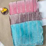Premium Jimmy Choo chiffon silk party saree