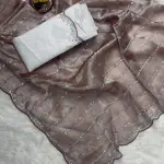 Premium Jimmy Choo chiffon silk party saree