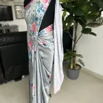 Rajtex Satin silk designer saree