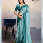 Ombrine by sethnic satin party saree