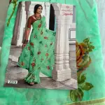 Floral  printed weightloss georgette