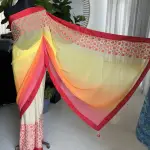 Multicolored georgette saree