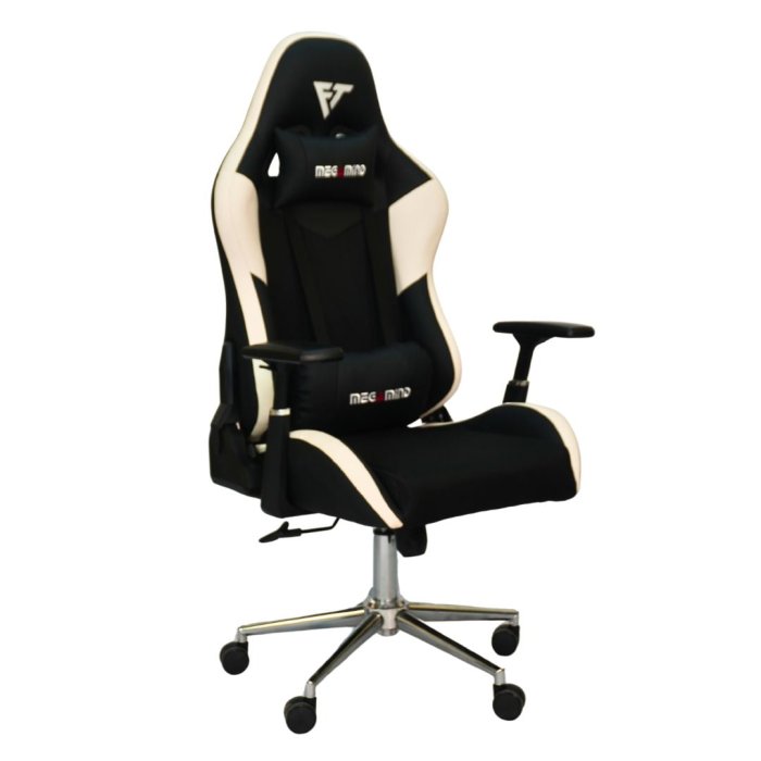 Gaming Chair Megamind with 4D Armrest (FT-G1) White