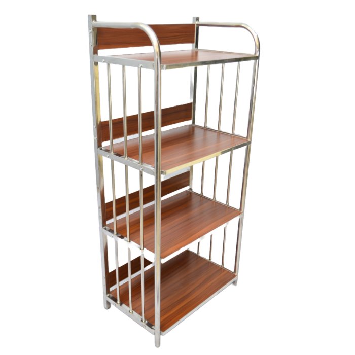 4-Layer Oven Rack Trolley (FT-OT001) – Melamine Board & Stainless Steel