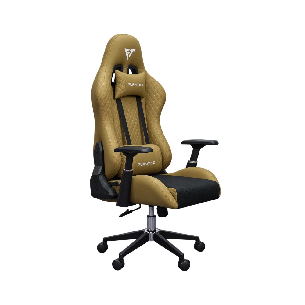 FURNITEX - Gaming Chair with 4D Armrest (FT-Tectonic 002) Gold