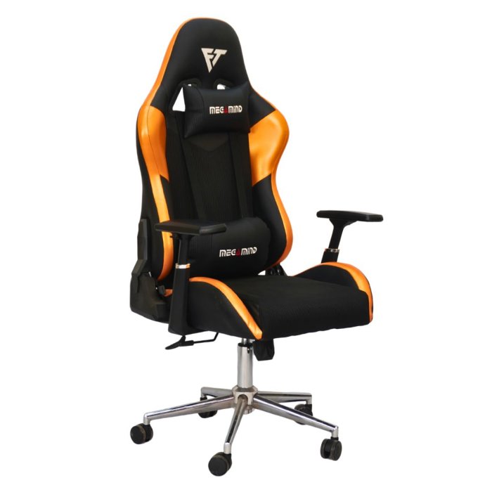 Gaming Chair Megamind with 4D Armrest (FT-G1)Glossy Orange