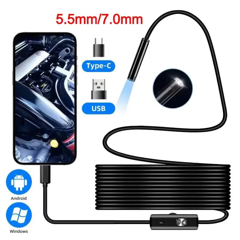Mini USB Borescope Camera Endoscope Inspection Snake Tube Camera ...