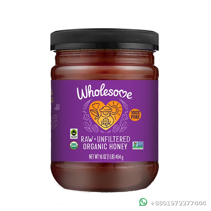 Wholesome Raw Unfiltered Organic Honey