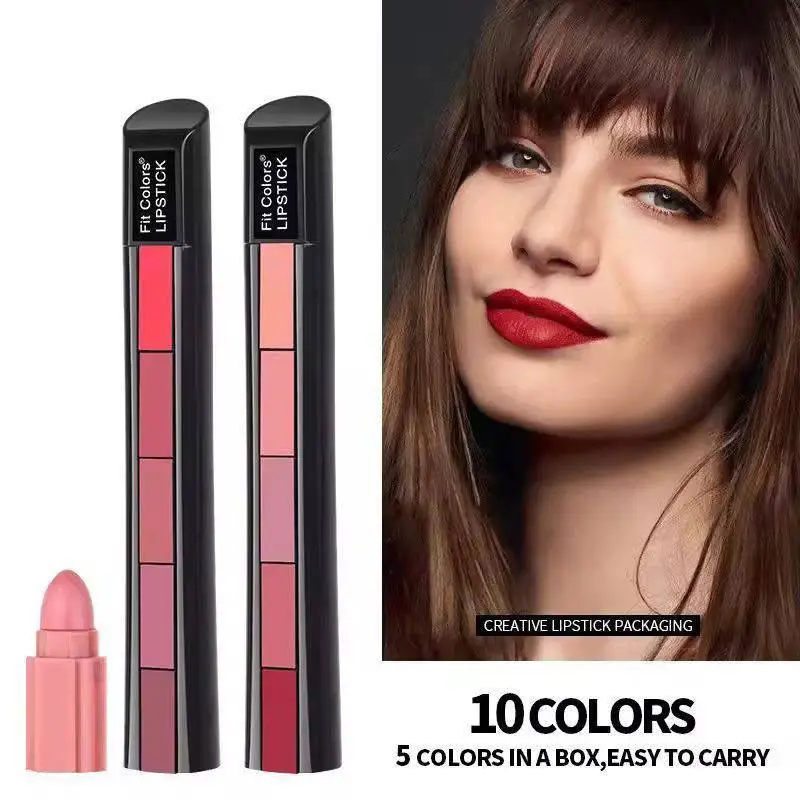 5 in 1 Matte Waterproof Lipsticks