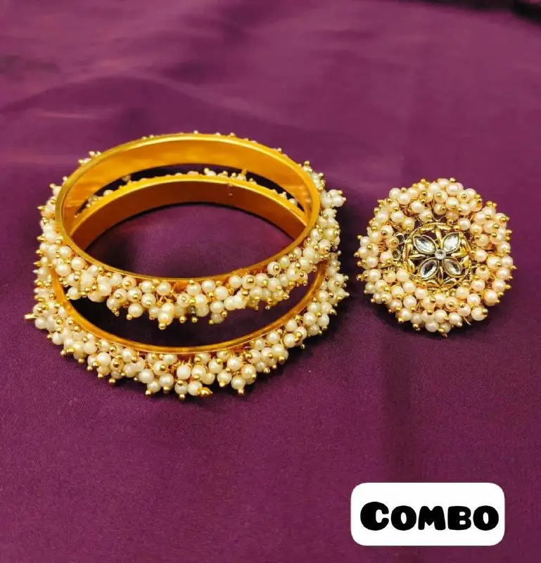 Gajra Churi&Finger Ring Combo
