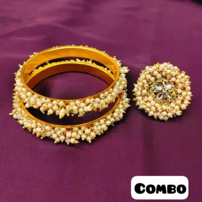 Gajra Churi&Finger Ring Combo