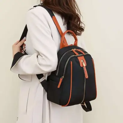 Full grain Leather Women Backpack