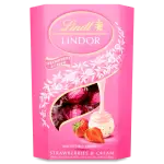 Lindt Lindor Strawberries & Cream Chocolate Truffles Box 200g