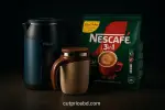 Bajaj AE22-T Electric Kettle 2.8L + Magnates Coffee Mug (Coffee Color) + Nescafe 3 in 1 Rich Instant Coffee 532g Combo Pack