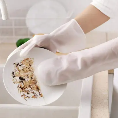 Silicone Gloves Kitchen Cleaning Dishwashing Gloves