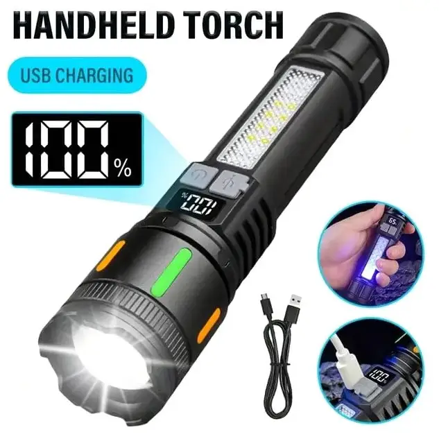 SUPER POWER LED LIGHT WITH POWER BANK
