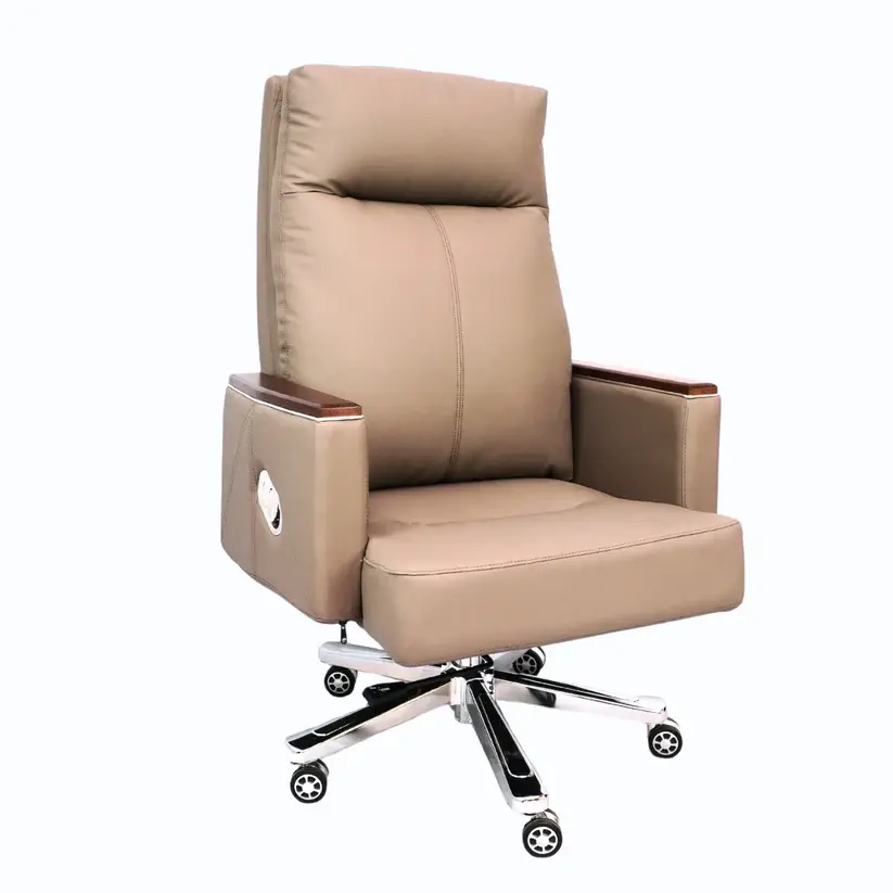 Comfortable Luxury Boss Chair (FT-H808) Cream