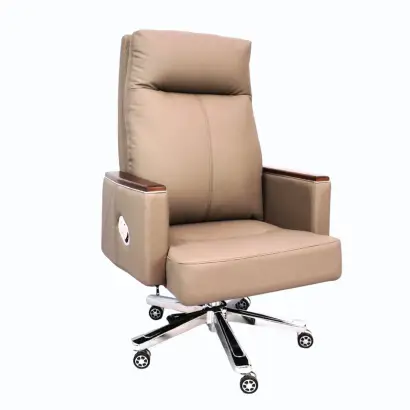 Comfortable Luxury Boss Chair (FT-H808) Cream